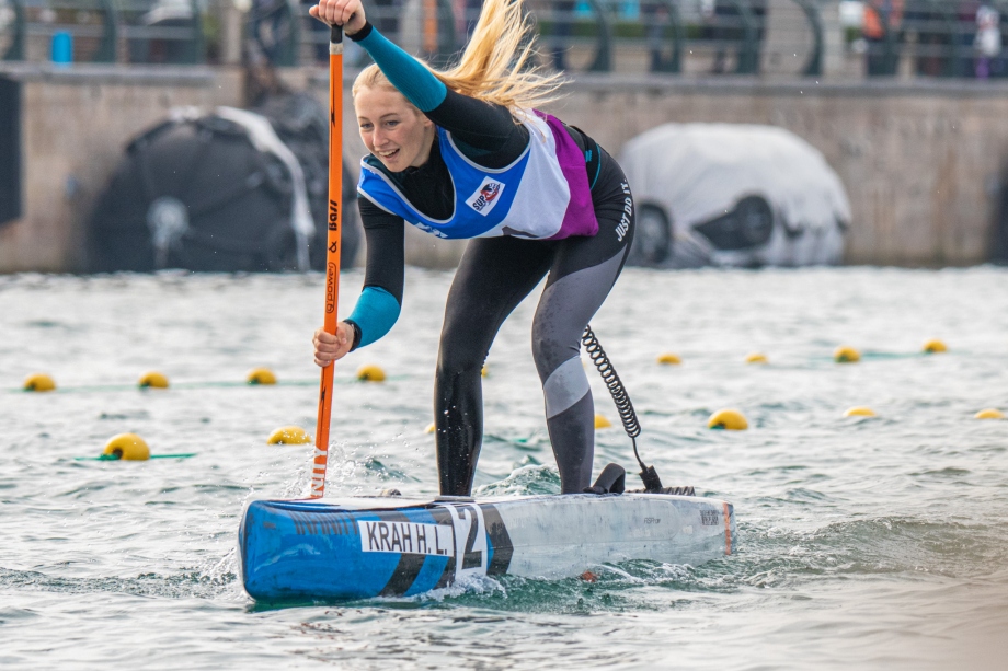Germany Hannah Krah junior stand up paddle Qingdao 2019 SUP