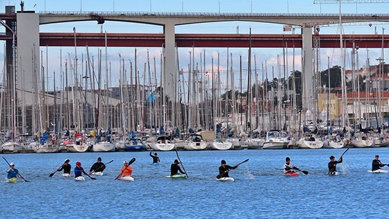 83- Lisbon, Portugal @clubedomarcostadosol_cmcs #Paddle100 Canoe Kayak SUP
