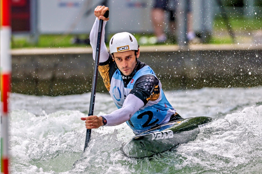 Burgess 'feels like self again' as he reaches the podium in Augsburg Adam Burgess GB silver
