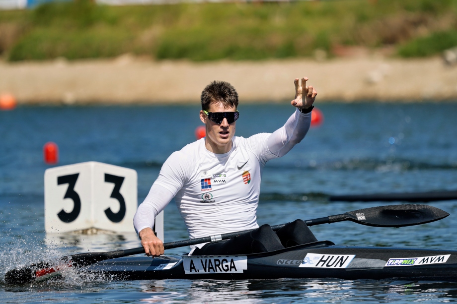 Adam Varga Hungary kayak sprint Poznan 2025