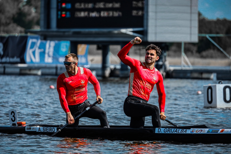 Adrian Sieiro and Daniel Grijalba Spain canoe sprint Brandenburg 2026