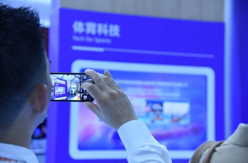 A booth was set up showing the collaboration between ICF and Alibaba Alibaba Apsara Conference ICF 2025 2