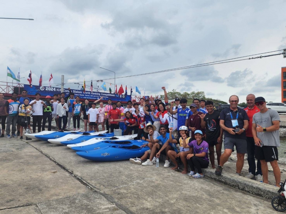 Thailand hosted an Asian Canoe Slalom development camp Asian Canoe Slalom development camp Thailand