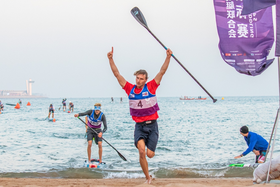 Australia Lincoln Dews SUP stand up paddle Qingdao 2019