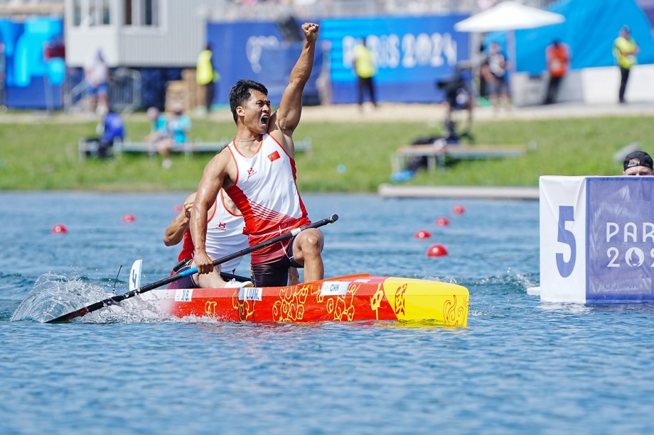 Bowen Ji and Hao Liu Paris 2024 canoe sprint China