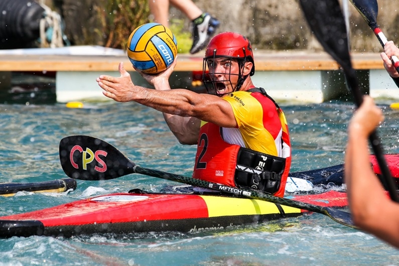 Preparations are continuing for the ICF Canoe Polo World Championships Canoe Polo action