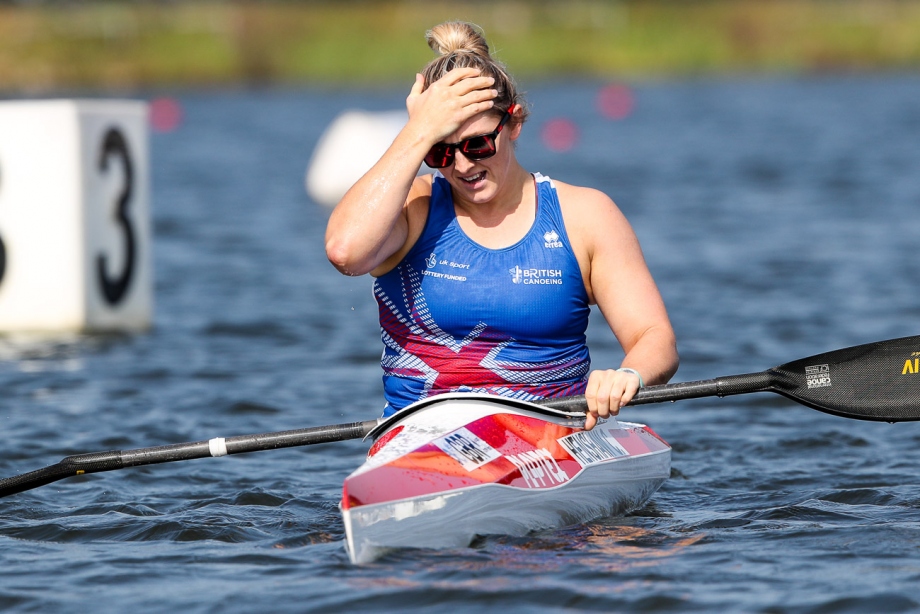 Great Britain <a href='/webservice/athleteprofile/78941' data-id='78941' target='_blank' class='athlete-link'>Charlotte Henshaw</a> paracanoe Portugal 2018