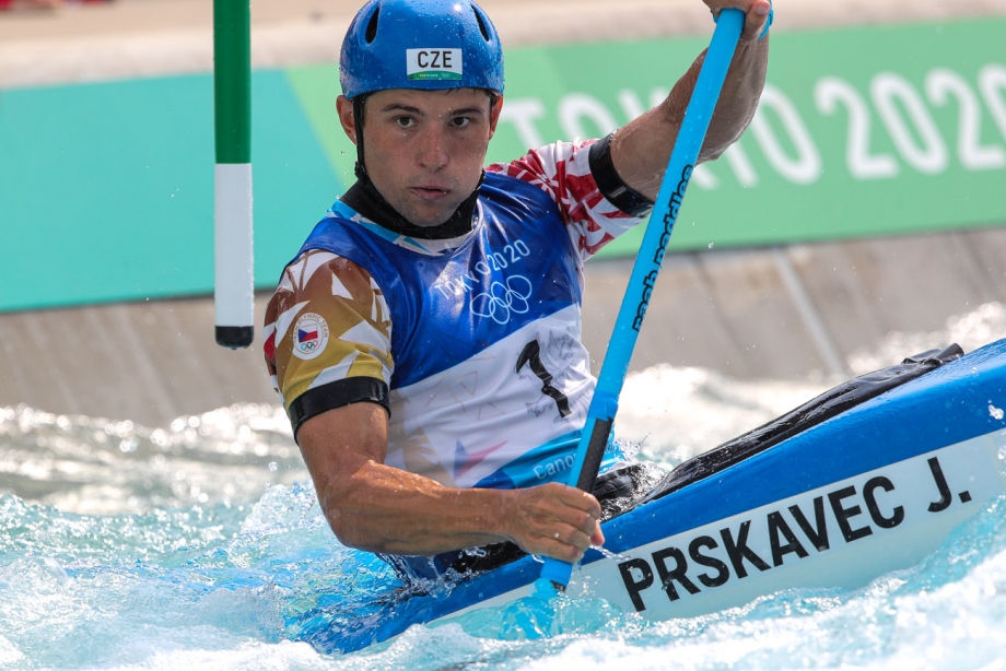 Czech Republic Jiri Prskavec kayak gold Tokyo Olympics