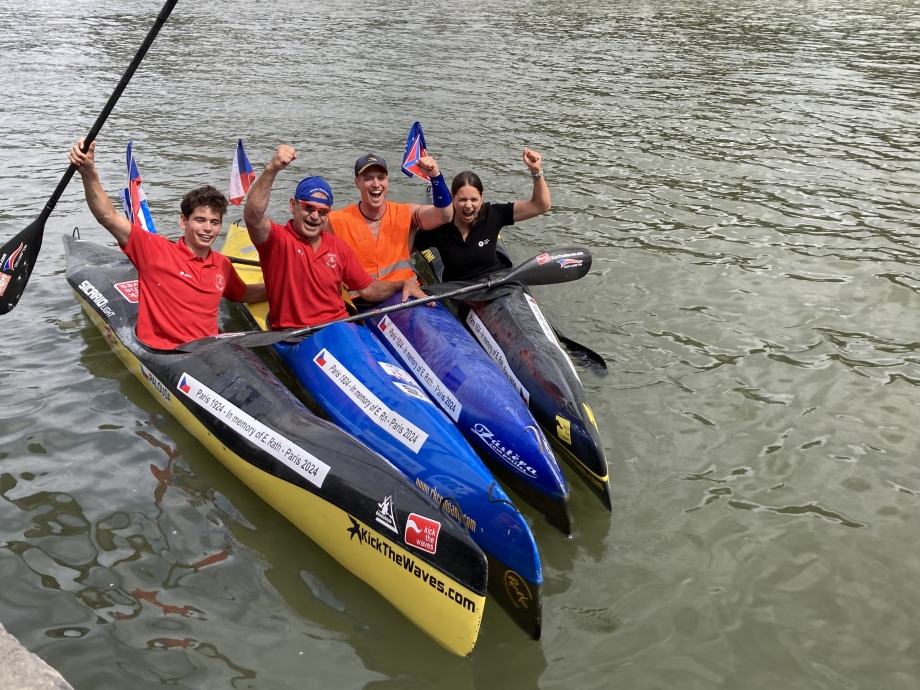 czech paddlers Emerich Rath Paris 100 years