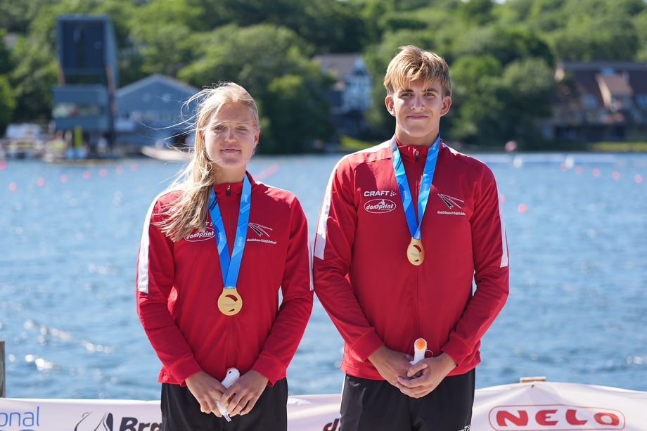Denmark takes two titles across mix relay events denmark mix relay