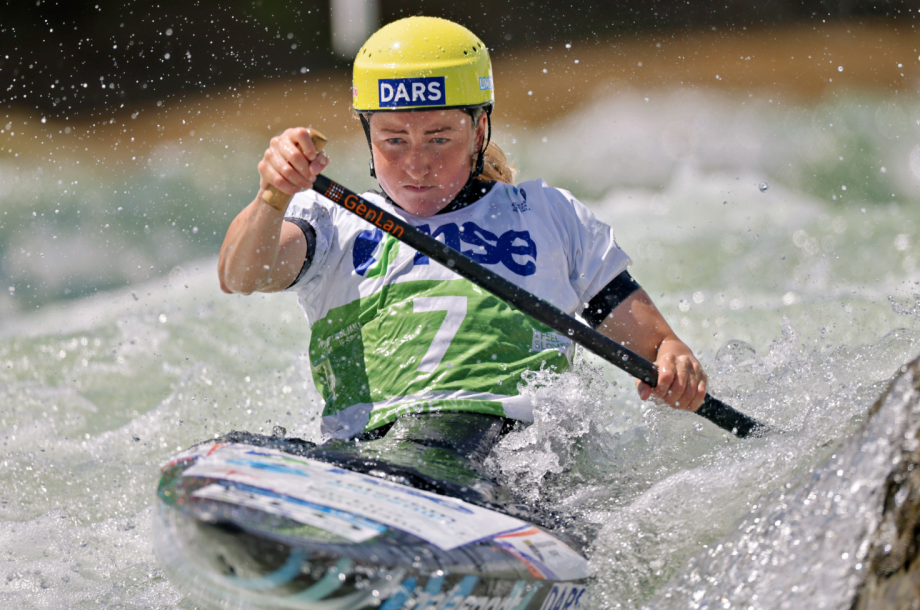 Hocevar aiming for more glory alongside brother Ziga Eva Alina Hocevar Canoe Slalom Tacen 2026