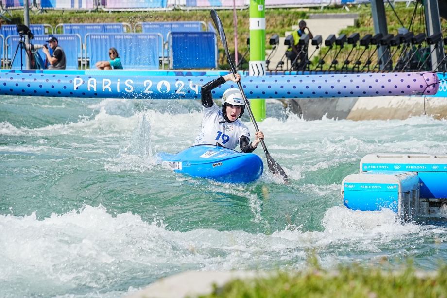 Evy Leibfarth kayak cross Olympics Paris 2024