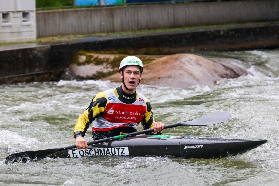 Felix Oschmautz Augsburg 2024 men K1 kayak slalom