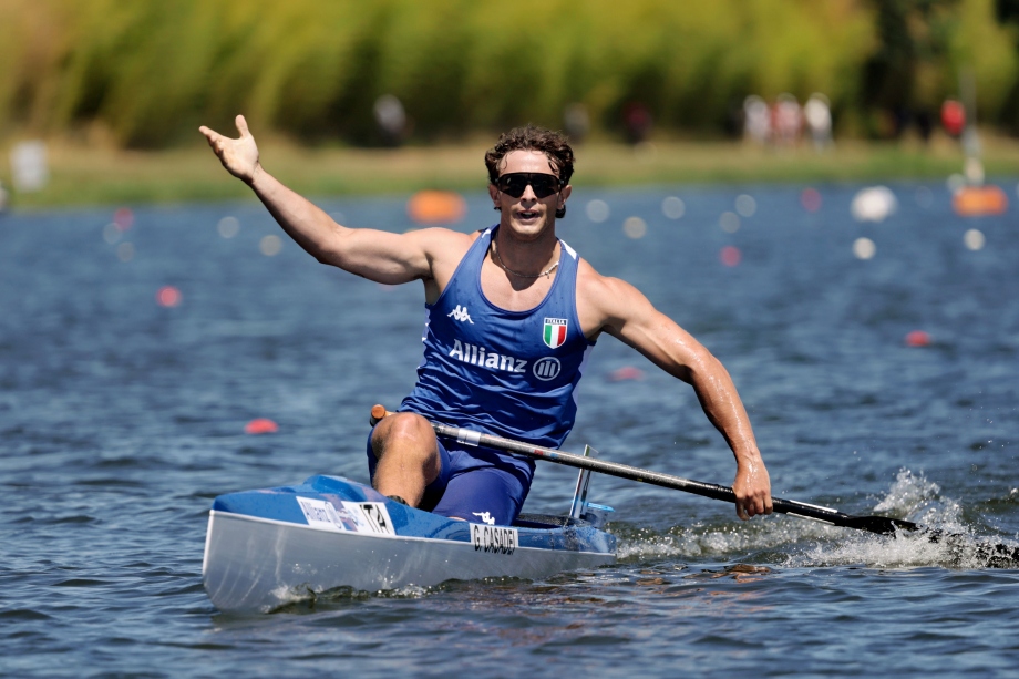 Gabriele Casadei Italy canoe sprint Montemor 2025
