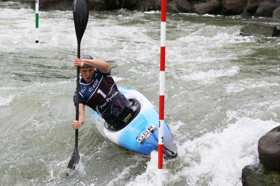 Great Britain Joe Clarke canoe slalom Pau 2021