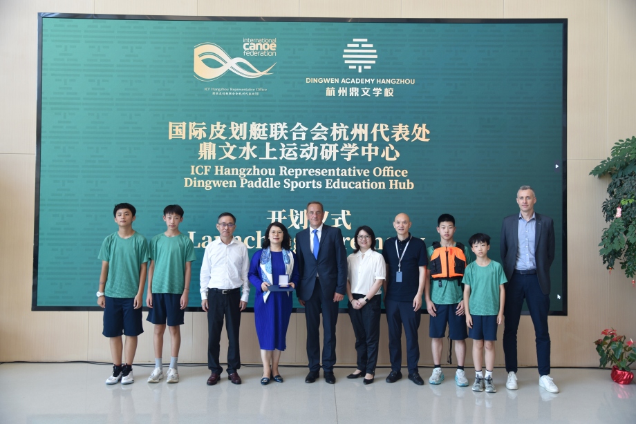 Paddle sports will be part of Dingwen Academy's curriculum soon Paddle sports will be part of Dingwen Academy's curriculum soon