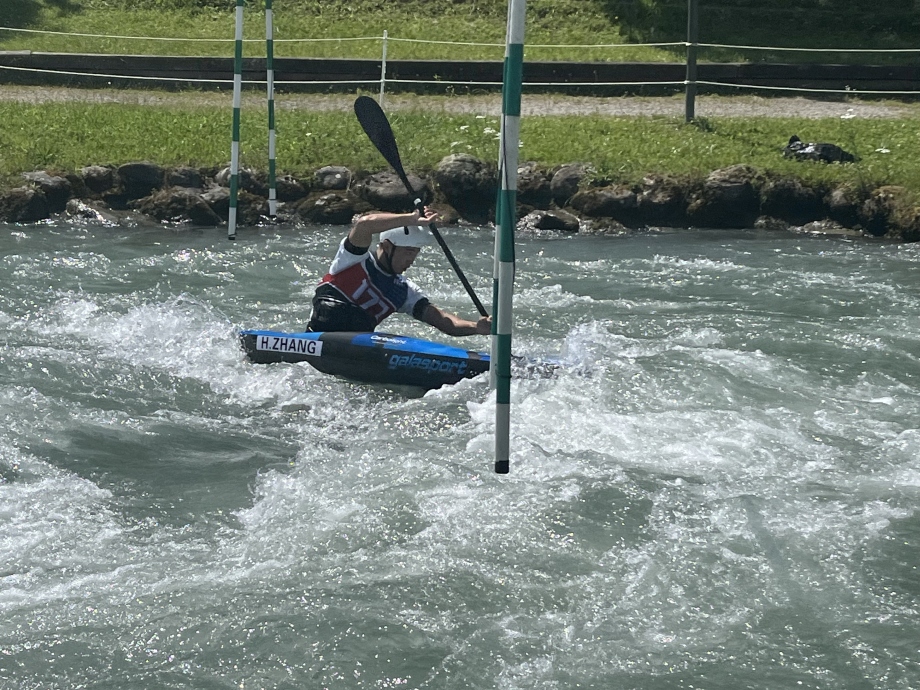 Hejie Zhang is only in his first season in the senior circuit