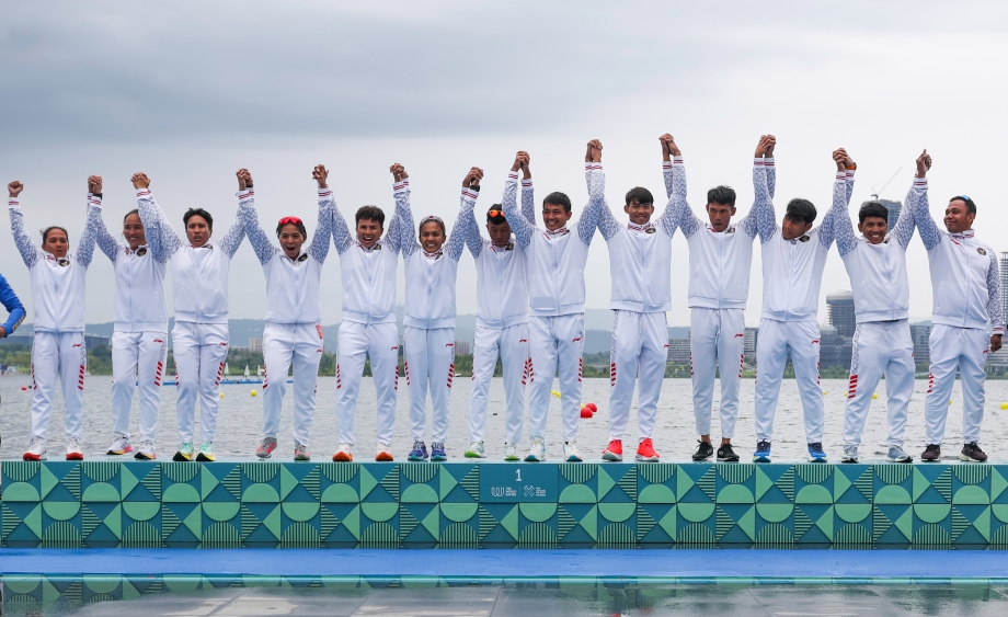 Indonesia topped the Dragon Boat medals table