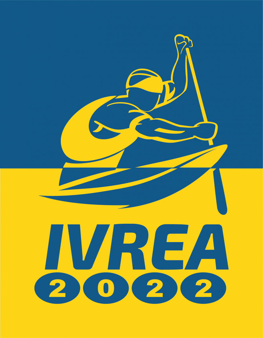 2022 ICF Canoe Kayak Slalom Junior & U23 World Championships Ivrea Italy Ukraine Logo