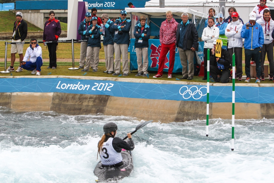 Jean Michel Prono London 2012 on bank