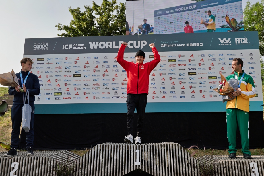 Australian Lucien Delfour was once again on the podium