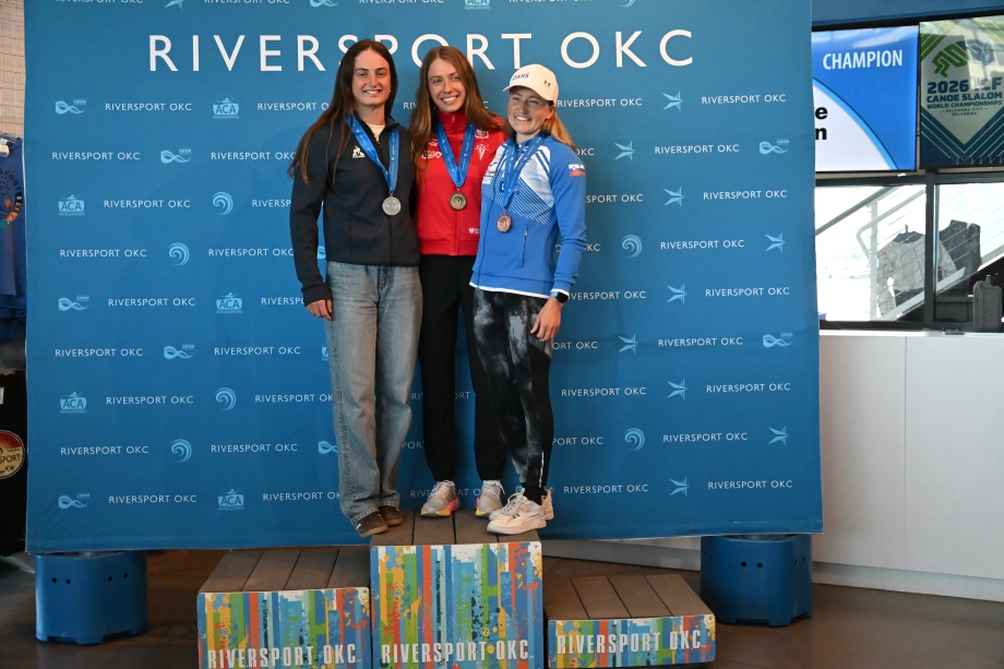 Klaudia Zwolinska Emma Vuitton Eva Alina Hocevar Medallists Oklahoma 