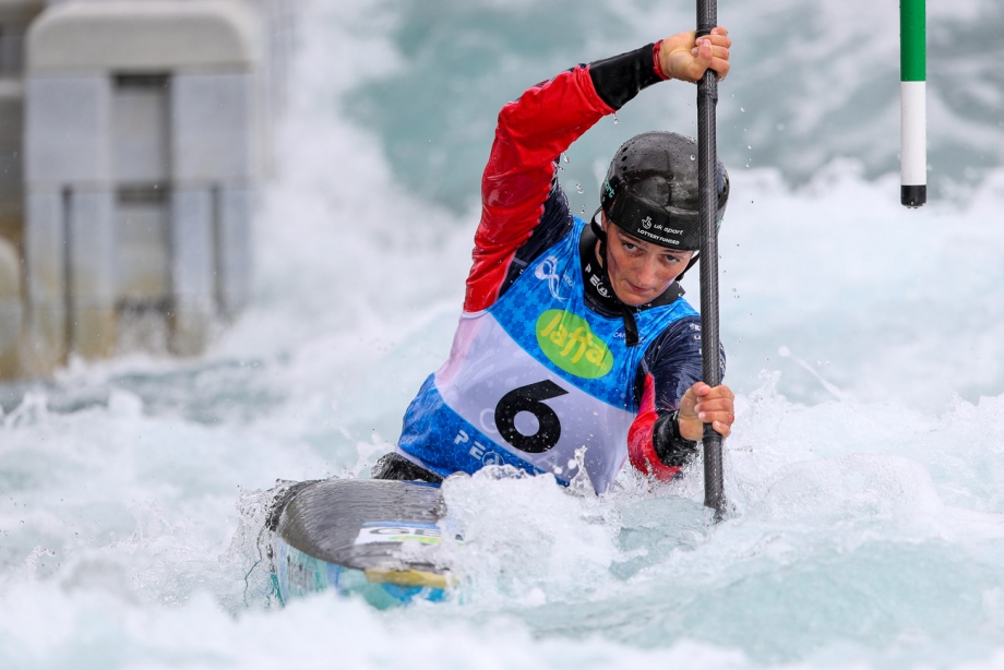 2019 ICF Canoe Slalom World Cup 1 London <a href='/webservice/athleteprofile/35615' data-id='35615' target='_blank' class='athlete-link'>Mallory FRANKLIN</a> Great Britain