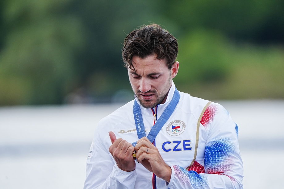 Martin Fuksa Czechia men C1 1000m Paris 2024 Olympics 3