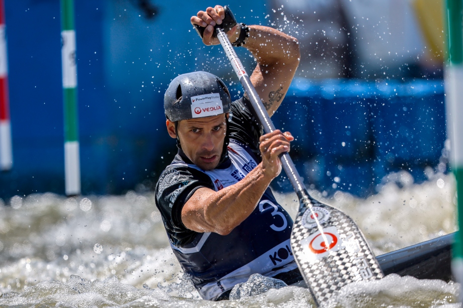 Matej Benus canoe slalom Krakow World Cup 2024