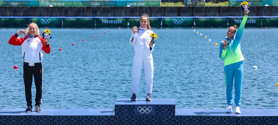 Nevin Harrison gold Tokyo 2020