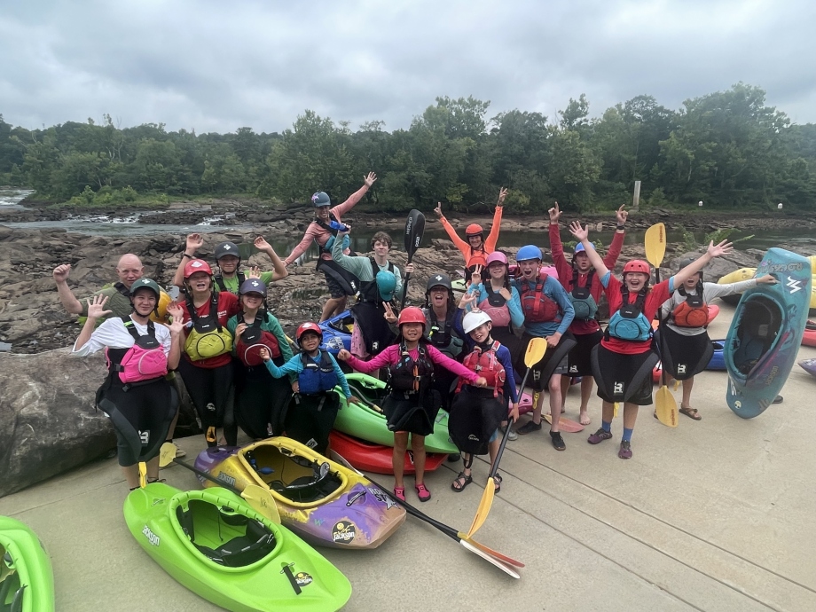 Canoe Freestyle has become part of the school curriculum in Columbus Canoe Freestyle school curriculmn columbus