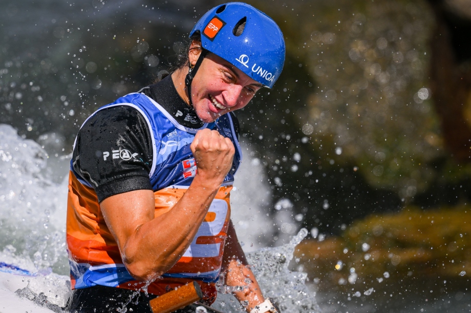 Gabriela Satkova czechia canoe slalom world cup ivrea 2024