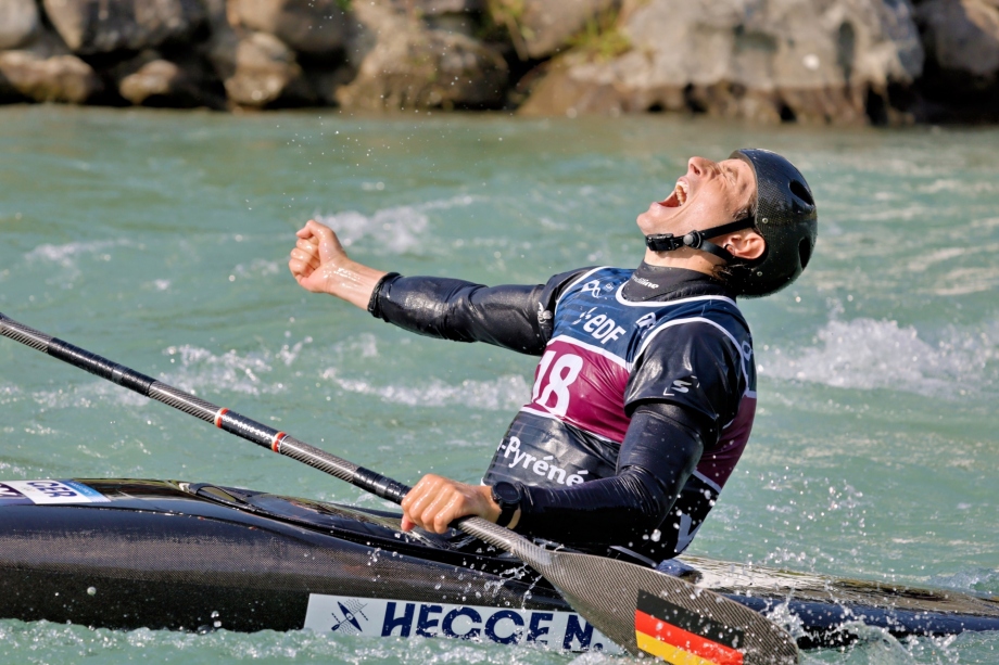 Hometown hero Hegge hoping for victory in Augsburg Noah Hegge was fastest in the heats and final in Pau