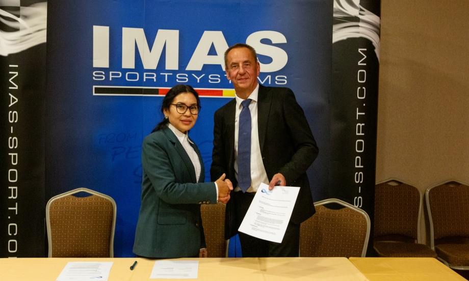 The ICF has strengthen its collaboration with IMAS IMAS Sales Manager Sales Manager Rano Franz ICF President Thomas Konietzko