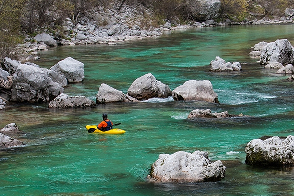 Paddle100 best canoe kayak stand up paddling SUP secret locations planet world tourism travel Soca River Slovenia