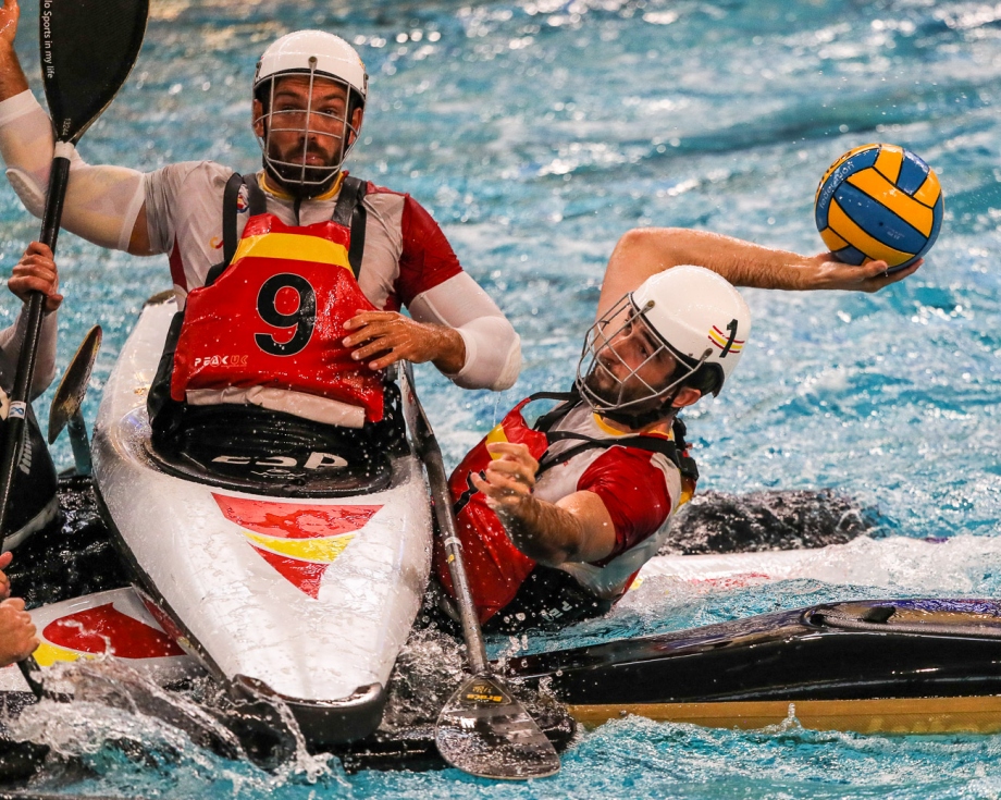Spain men canoe polo Birmingham 2022