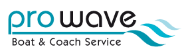 Prowave boat and coach service logo