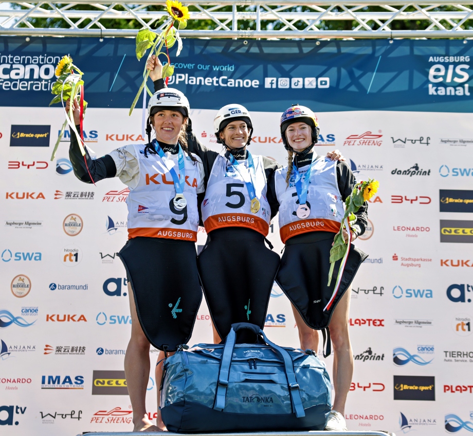 Funk steals gold on home waters ricarda funk gold KCI