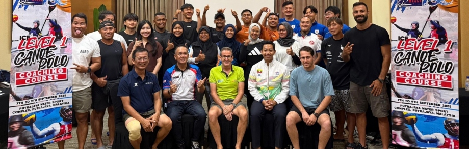 For the first time, a Level 1 ICF Canoe Polo Coaching Course was held For the first time, a Level 1 ICF Canoe Polo Coaching Course was held