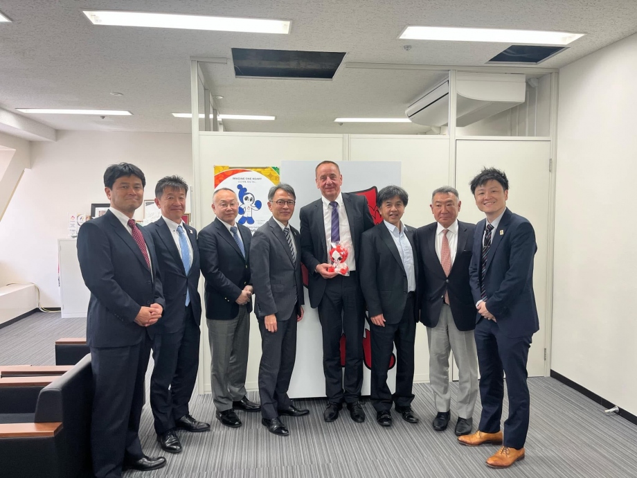 Thomas Konietzko visited Japan to discuss the 2026 Asian Games Thomas Konietzko Asian Games 2026