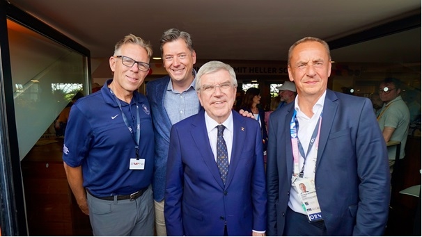 The canoeing venues for LA28 have been confirmed Thomas Konietzko Thomas Bach LA28 ICF IOC