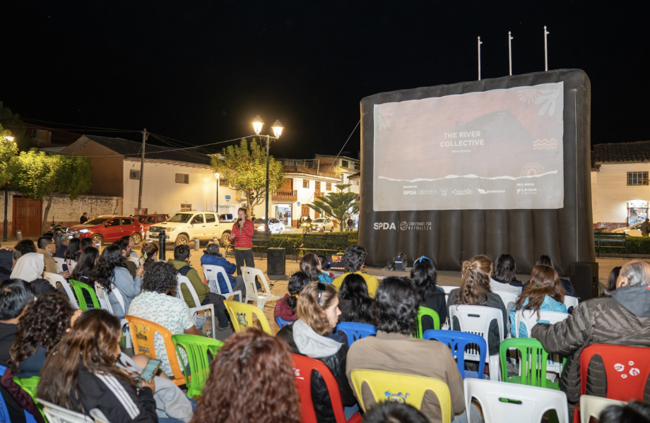 Knook educating students on importance of river protection Vera Knook River Collective Education
