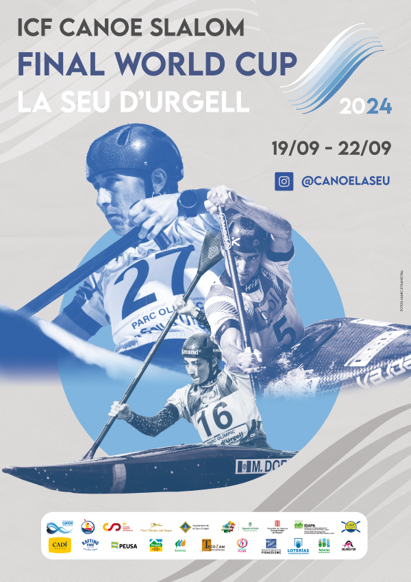 world cup canoe slalom la seu 2024 poster