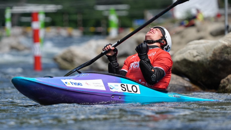 Ziga Lin Hocevar kayak cross Foix 2025 gold