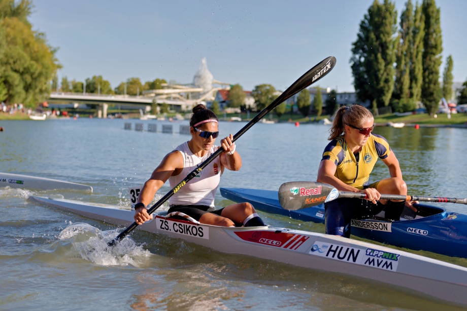 Zsoka Csikos Melina Andersson Canoe Marathon Hungary Gyor 2025